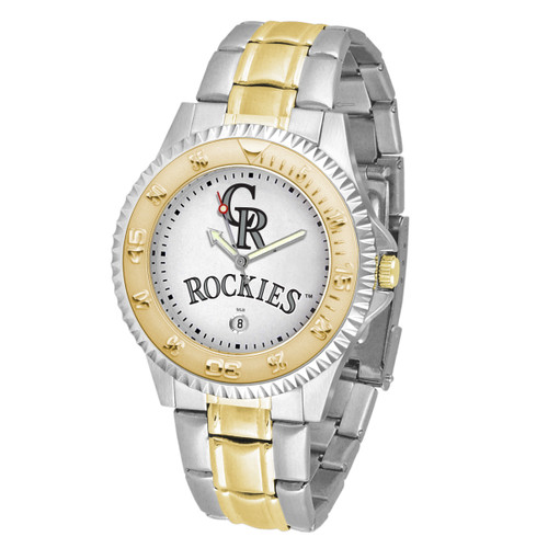 Colorado Rockies Men's Watch - MLB Two-Tone Competitor Series