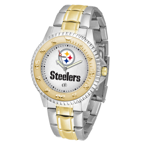 Pittsburgh Steelers Men's Watch - NFL Two-Tone Competitor Series