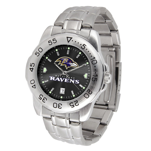 Baltimore Ravens Men's Watch - NFL Sport Steel Series