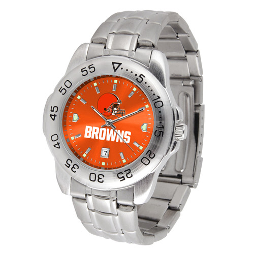 Cleveland Browns Men's Watch - NFL Sport Steel Series