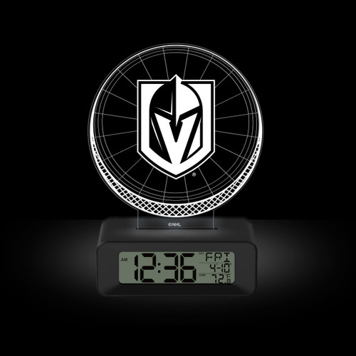 Vegas Golden Knights NHL LED 3D Illusion Clock