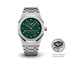 NY Jets Stainless Steel Gotham City Football Club men's watch with custom caseback