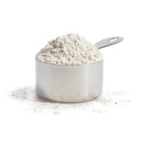 White Rye Flour in a measuring cup