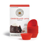 Lava Cake Mix and Nonstick Baking Cups Set