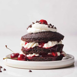 Mini black forest cake made with Callebaut Semisweet Mini Chocolate Chips