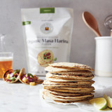 tortilla made with Organic Masa Harina