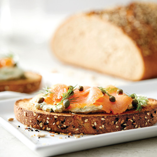 Pumpernickel rye bread made with Pumpernickel Flour