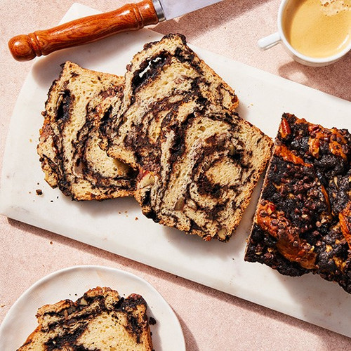 Chocolate babka made with Gluten-Free Bread Flour