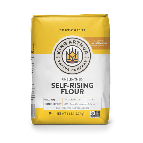 Unbleached Self-Rising Flour packaging