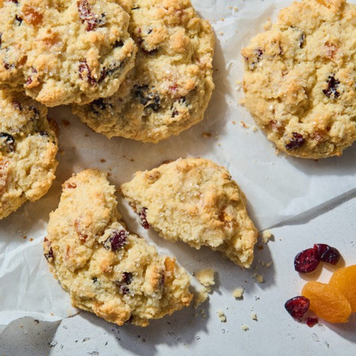 Cranberry orange scones made with Gluten-Free Scone Mix