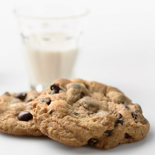 Chocolate chip cookies made with Gluten-Free Cookie Mix