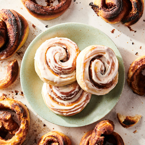 Cinnamon buns made with Red Star Active Dry Yeast