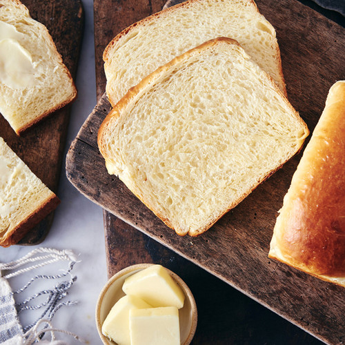 Pillowy white bread made with Baker's Special Dry Milk