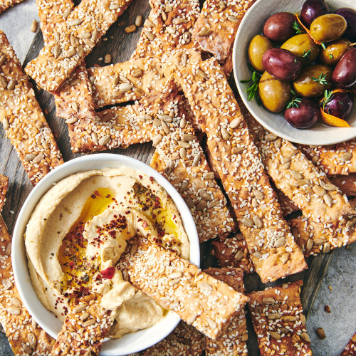 crunchy crackers made with Baker's Ammonia