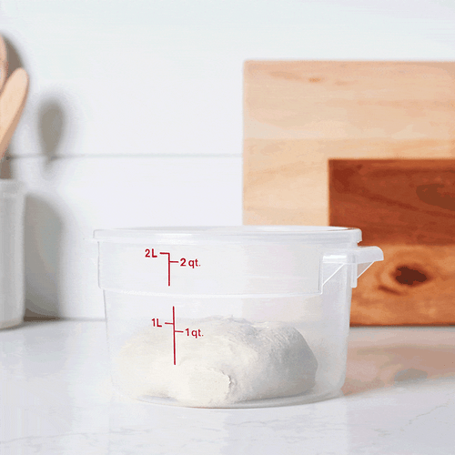 Dough rising in the Standard Dough-Rising Bucket