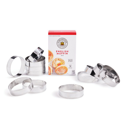 English Muffin Mix and Ring Set