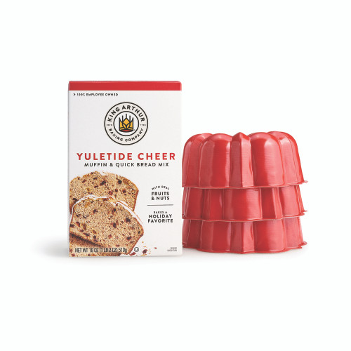 Yuletide Cheer Quick Bread Mix and Mini Bundt Pan Set