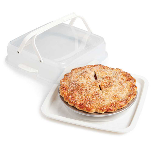 Snap Lock Pie Carrier, cover to the side