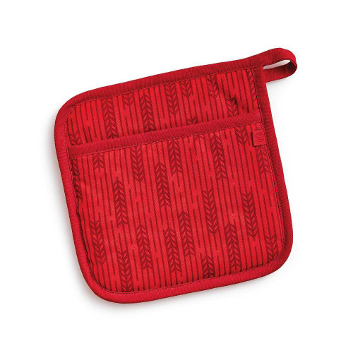 Product Photo 1 Mini Wheat Stripes Pot Holder - Red