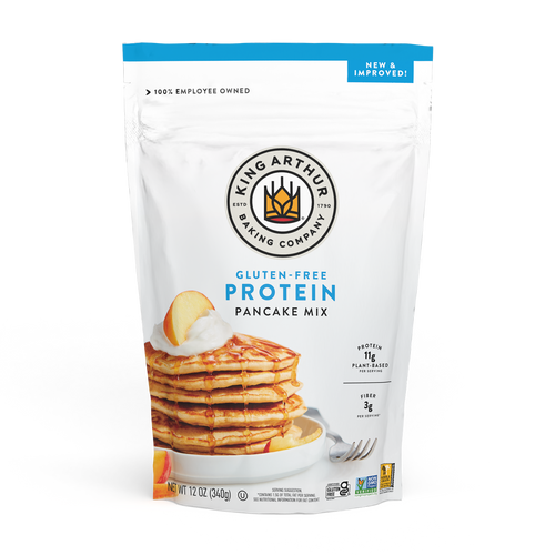 Gluten-Free Protein Pancake Mix front of packaging