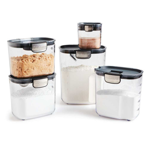 Prokeeper+ Storage Containers - Set of 5 filled with ingredients