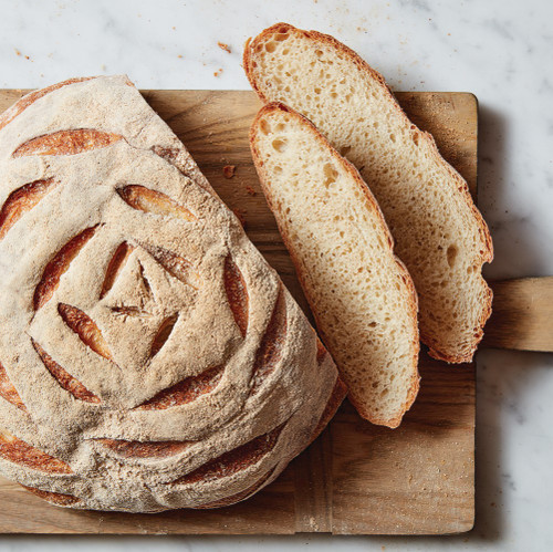 French country boule  made with Baker's Bread Salt