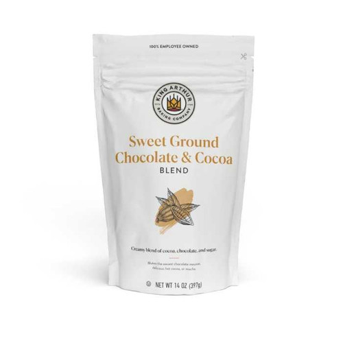 Sweet Ground Chocolate and Cocoa Blend packaging