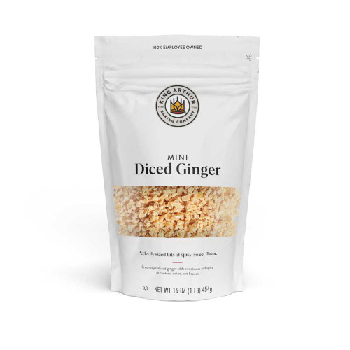 Mini Diced Ginger front of packaging