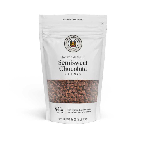 Callebaut Semisweet Chocolate Chunks packaging