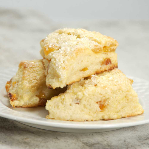 Scones made with Apricot Sour Cream Scone Mix