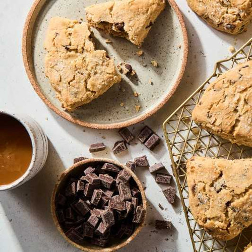 Scones made with Chocolate Chunk Scone Mix