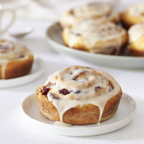 Cranberry orange buns made with Gold Instant Yeast