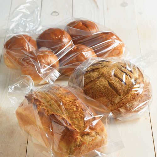 Double Bread Bags with loaves of bread