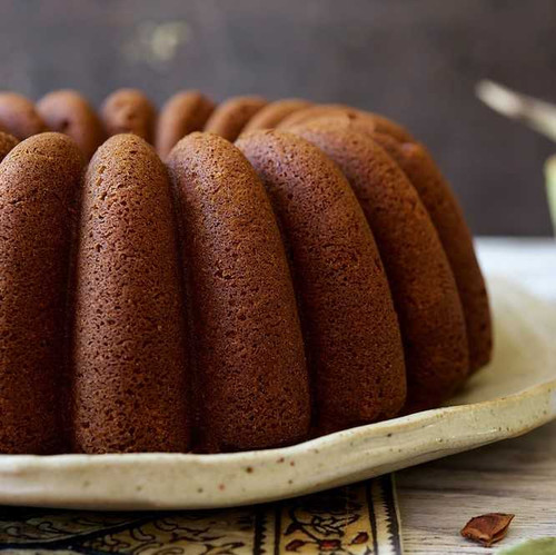 Chai-Spiced Pound Cake made with chai spice