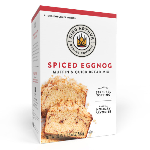 Spiced Eggnog Quick Bread and Muffin Mix with Streusel Topping box