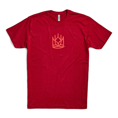 Product Photo 1 Unisex Crown Tee - Cardinal Red