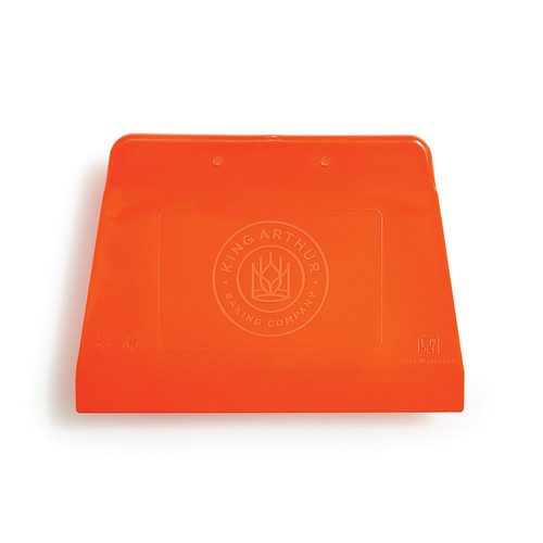 Orange Heavy Duty Dough Scraper front