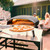 View Ooni pizza oven on tabletop.