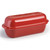 View Product Photo 1 Glazed Long Covered Baker - Red