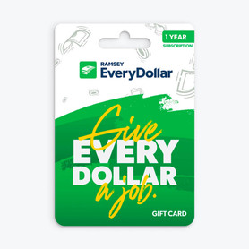 EveryDollar Premium Version One-Year Physical Gift Card