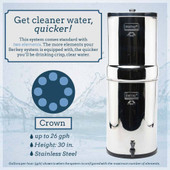  *Crown Berkey™ System (6 gal) with 8 Filters