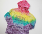 Youth Burnout Rainbow Hoodie