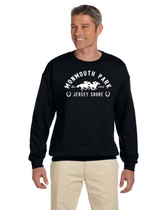 Monmouth Park Crew Sweatshirt w-Horseshoe Design