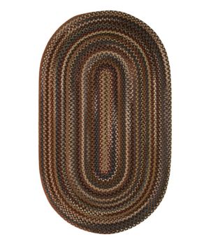 L.L.Bean Braided Wool Rug, Oval