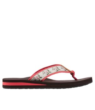 Women's Original Maine Isle Flip-Flops, Motif