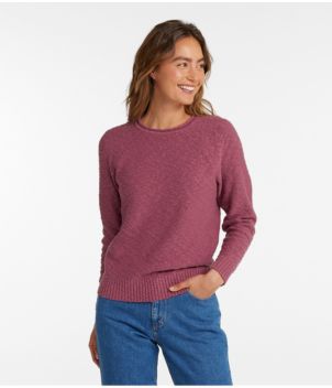 Women's Midweight Cotton Slub Rollneck Pullover