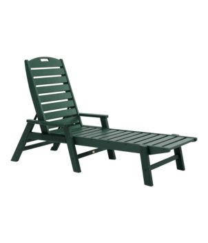 All-Weather Chaise Lounger with Arms