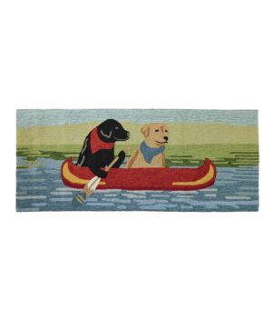 Indoor/Outdoor Vacationland Runner, Dog Canoe