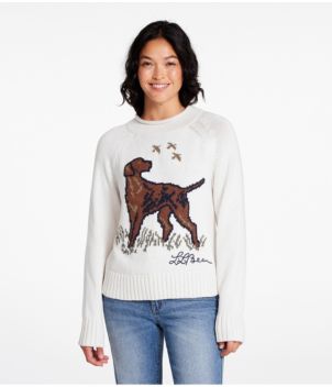 Women's Signature Original Cotton Sweater, Rollneck Novelty