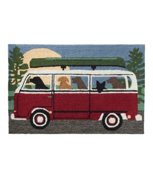 Indoor/Outdoor Vacationland Rug, Camping Trip